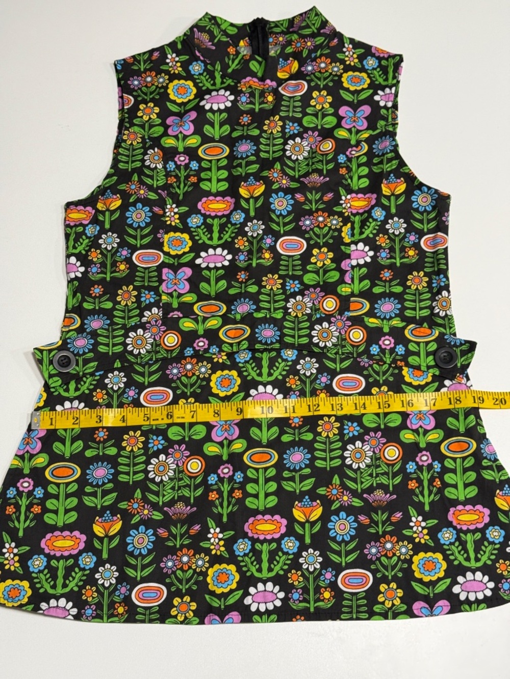 Nooworks Awesome Blossom Print, Sleeveless Tunic, Size Small - Picture 13 of 14